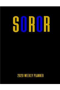 Soror 2020 Weekly Planner
