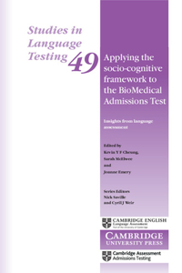 Applying the Socio-Cognitive Framework to the Biomedical Admissions Test