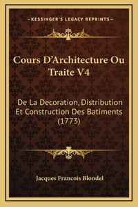 Cours D'Architecture Ou Traite V4