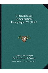 Conclusion Des Demonstrations Evangeliques V1 (1853)