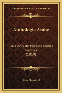 Anthologie Arabe