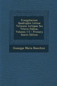 Evangeliarium Quadruplex Latinae Versionis Antiquae Seu Veteris Italicae, Volumes 1-2 - Primary Source Edition