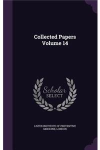 Collected Papers Volume 14