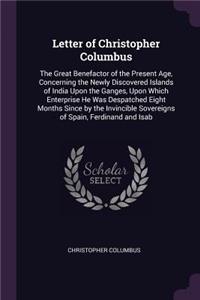 Letter of Christopher Columbus