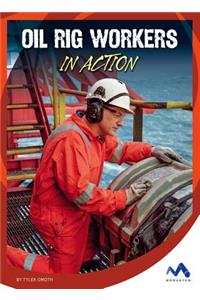 Oil Rig Workers in Action