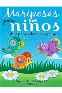 Mariposas para niños