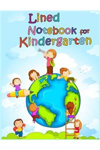 Lined Notebook For Kindergarten