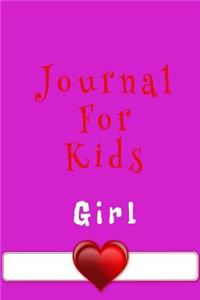 Journal For Kids Girl