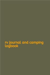 RV Journal and Camping Logbook