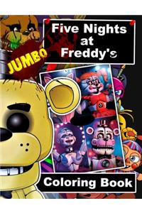 Five Nights at Freddy's JUMBO Coloring Book: AWESOME 60 Illustrations