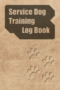 Service Dog Training Log Book