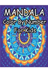 Mandala Color by Number for Kids