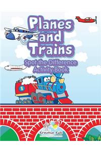 Planes and Trains Spot the Difference Activity Book