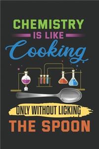 Funny Chemistry Quote Notebook
