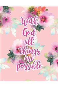 With God All Things Are Possible
