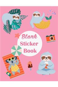 Blank Sticker Book