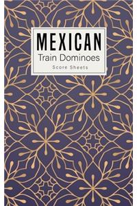 Mexican Train Dominoes Score Sheet