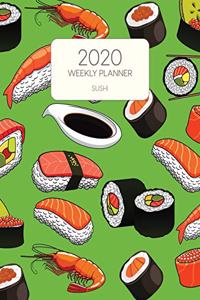 2020 Weekly Planner Sushi