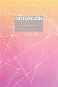 Notizbuch A5 Muster Lila Pink Wasserfarben