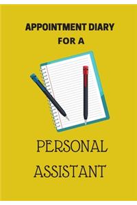 Appointment Diary for a Personal Assistant