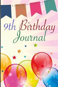 9th Birthday Journal