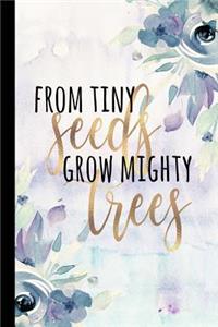 From Tiny Seeds Grow Mighty Trees