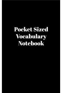 Pocket Sized Vocabulary Notebook