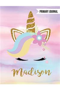 Madison Unicorn Primary Journal