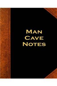 Man Cave Notes Composition Books For Men Vintage Style