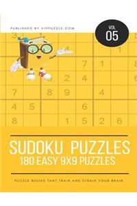 Sudoku Puzzles - 180 Easy 9x9 Puzzles