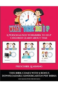 Preschool Learning (What time do I?)