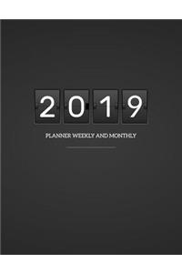2019 Planner Weekly and Monthly