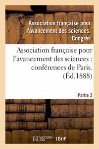Association Française Pour l'Avancement Des Sciences. 39. P3