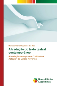 A tradução do texto teatral contemporâneo