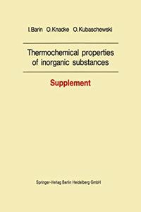 Thermochemical Properties of Inorganic Substances