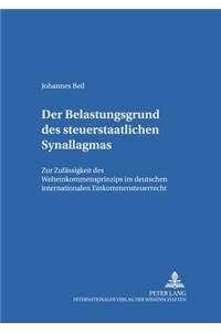 Der Belastungsgrund Des Steuerstaatlichen Synallagmas