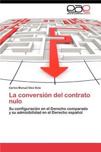 conversión del contrato nulo