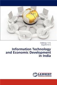 Information Technology and Economic Development in India