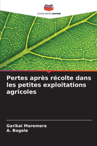Pertes après récolte dans les petites exploitations agricoles