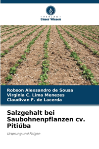 Salzgehalt bei Saubohnenpflanzen cv. Pitiúba