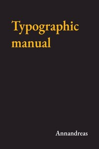 Typographic manual