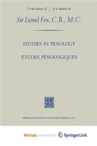 Studies in Penology / Etudes Penologiques