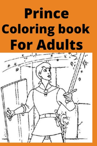 Prince Coloring book For Adults