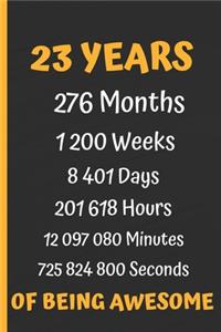23 Years of Being Awesome