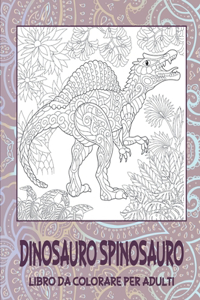 Dinosauro Spinosauro - Libro da colorare per adulti