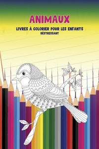 Livres à colorier pour les enfants - Déstressant - Animaux