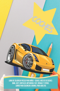Libro de colorear fresco para niños - Coches. Más de 50 coches