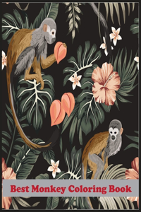 best monkey coloring book