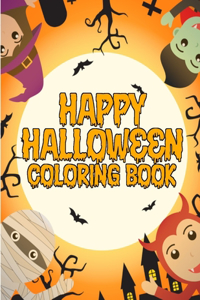 Happy Halloween Coloring Book
