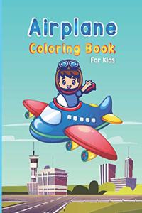 Airplane Coloring Book For Kids